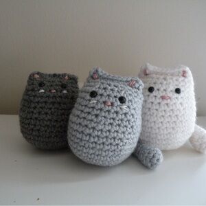 Handmade Crochet Cat Plush
